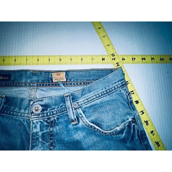 Vintage Adriano Goldschmied AG Jeans 32x32 The Hero Relaxed Straight Light Wash - Picture 6 of 16